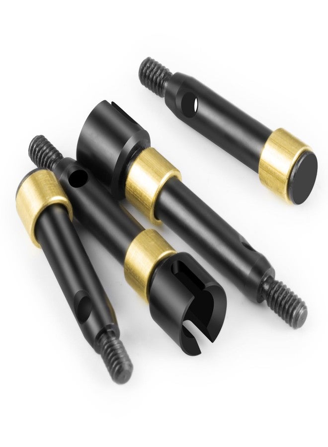 JGGZONE Hard Steel 1144 Front & Rear Axle Drive Shafts (+3mm Wide)/(+5mm Wide) CVD Driveshafts Upgrades Parts Accessories for 1/24 RC Crawler Car Losi Micro-B Buggy Replace (+3MM Wide) - Image 4